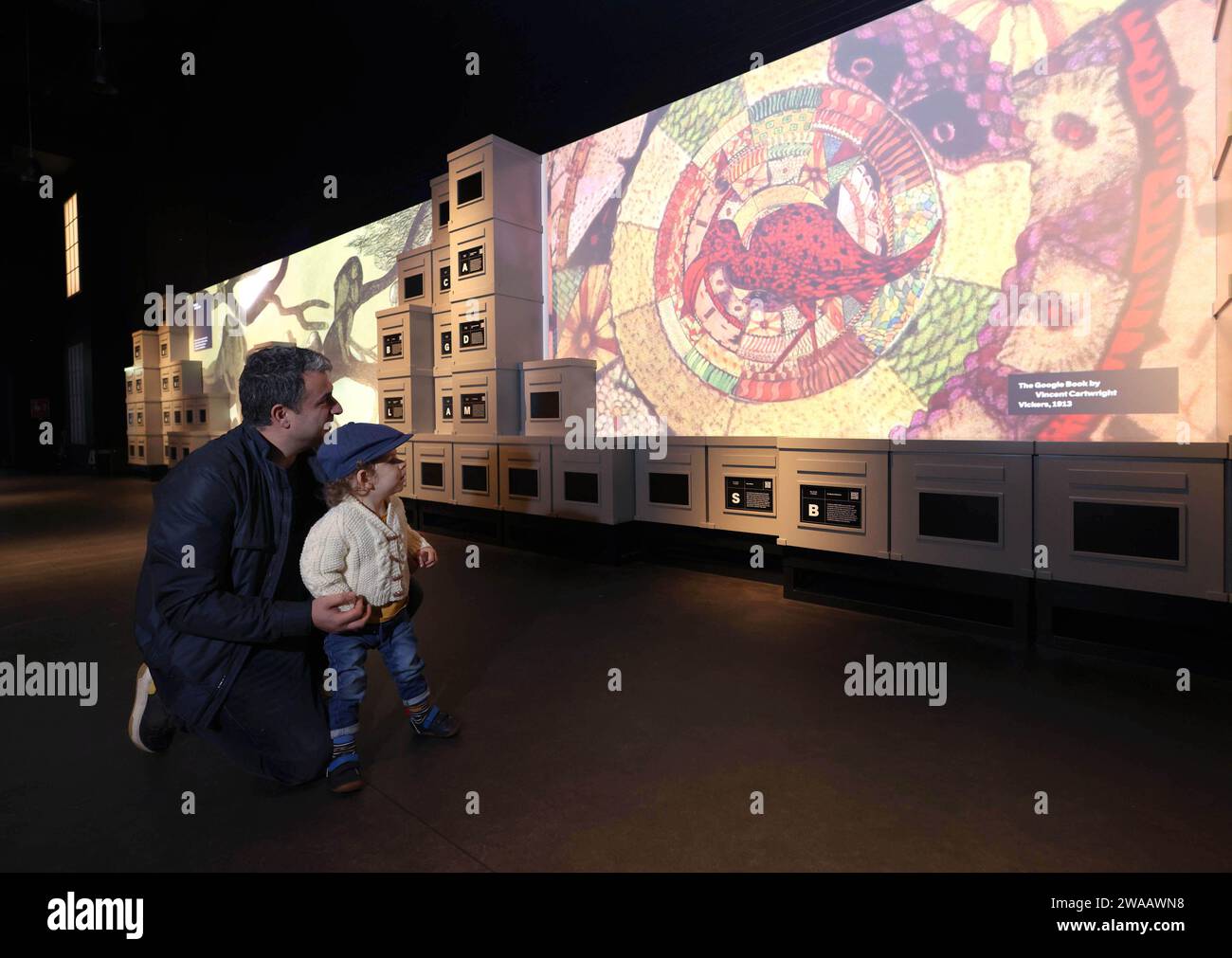 Editorial use only the book of kells experience a new immersive