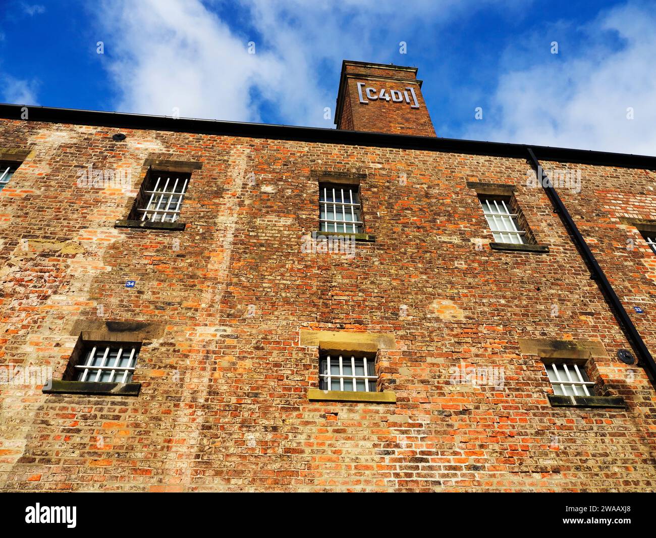 C4DI Centre for Digital Innovation building in a former prison at the Treadmills development in Northallerton North Yorkshire England Stock Photo