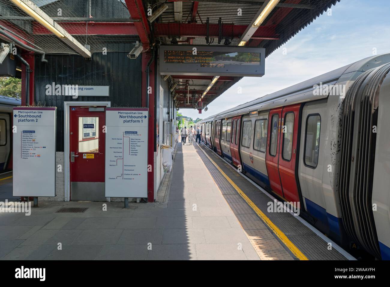 UK, England, London, Northwick Park Station on the Metropolitan Line