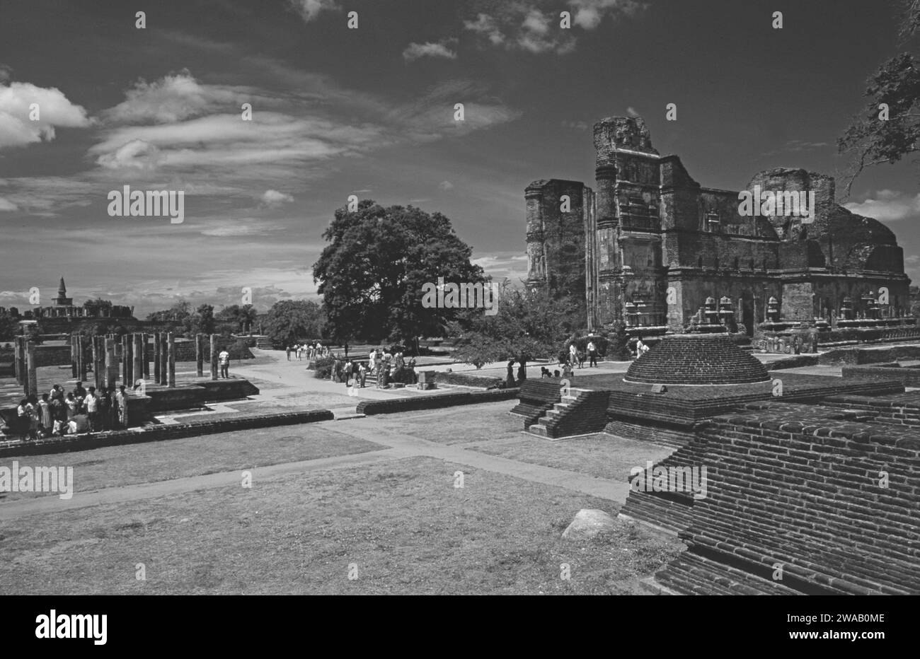 Sri Lanka The Tempel ruines of the ancient king city Polonnaruwa are