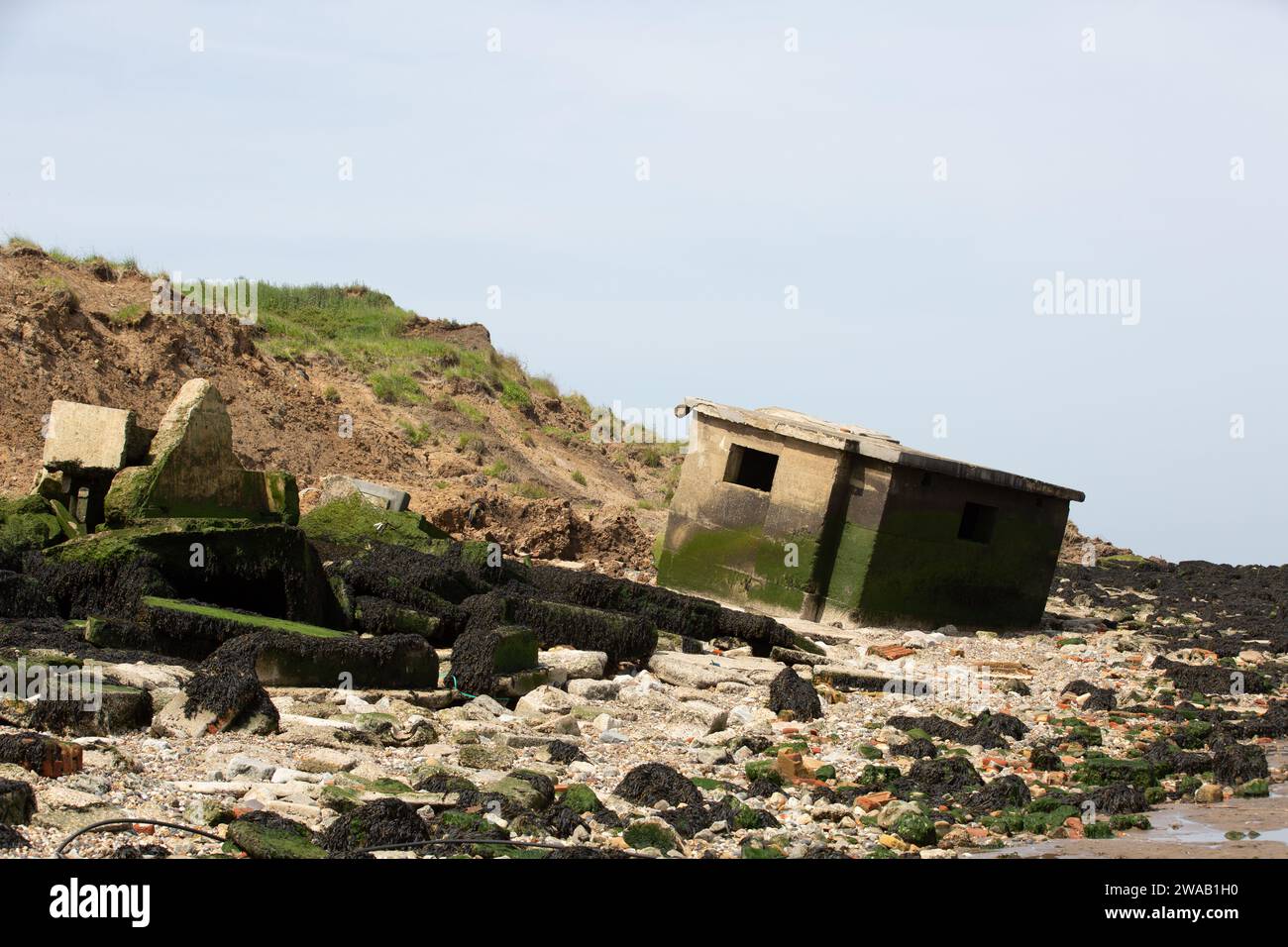 WW2 Warden Point Gun Battery Stock Photo