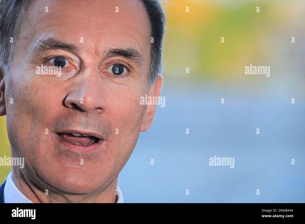 Jeremy Hunt, Chancellor of the Exchequer, of the United Kingdom, close