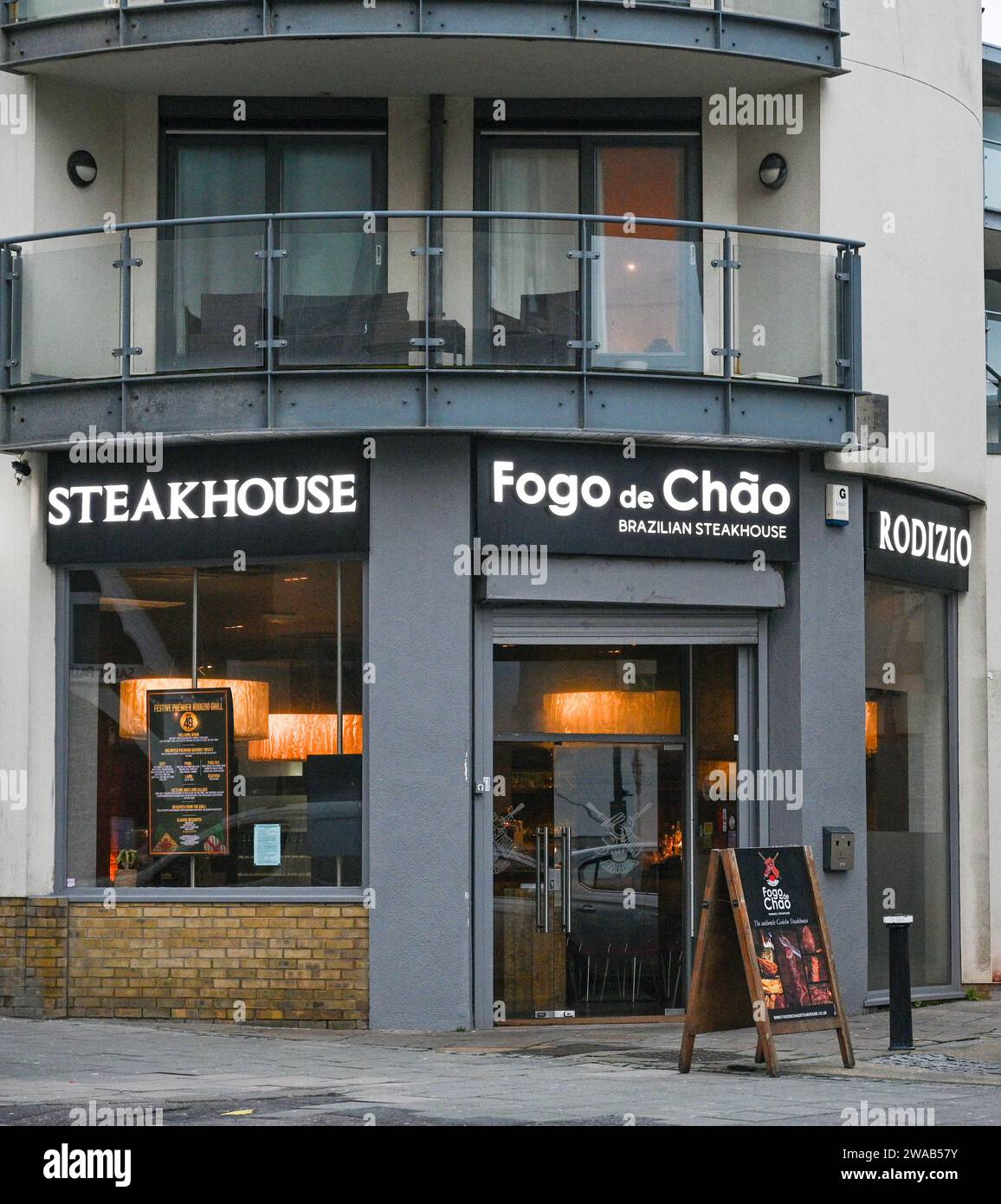 Fogo de Chao Brazilian Steakhouse in West Street Brighton , Sussex UK