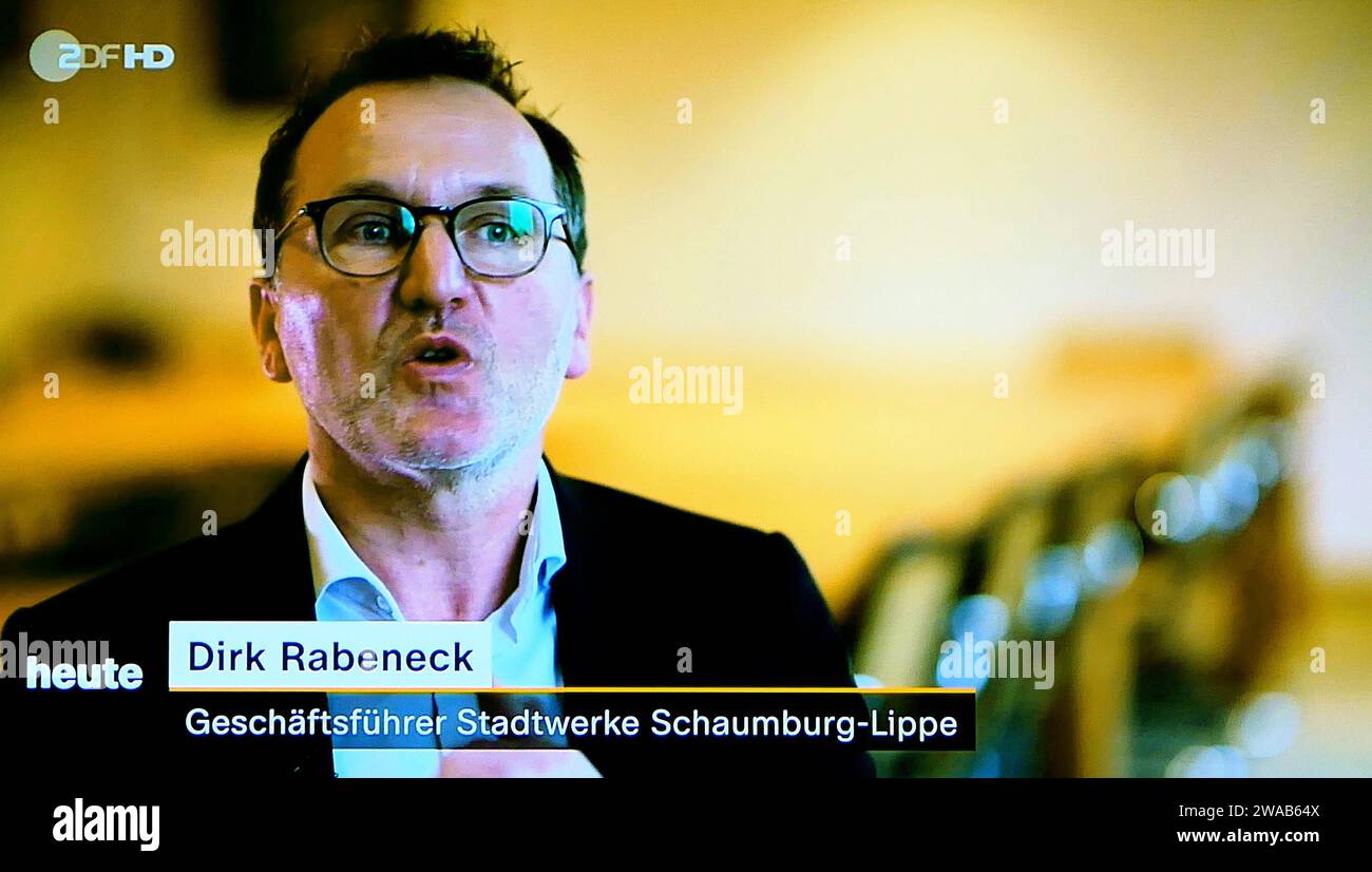 Dirk Rabemeck Geschäftsführer Stadtwerke Schaumburg-Lippe *** Dirk Rabemeck Managing Director Stadtwerke Schaumburg Lippe Stock Photo