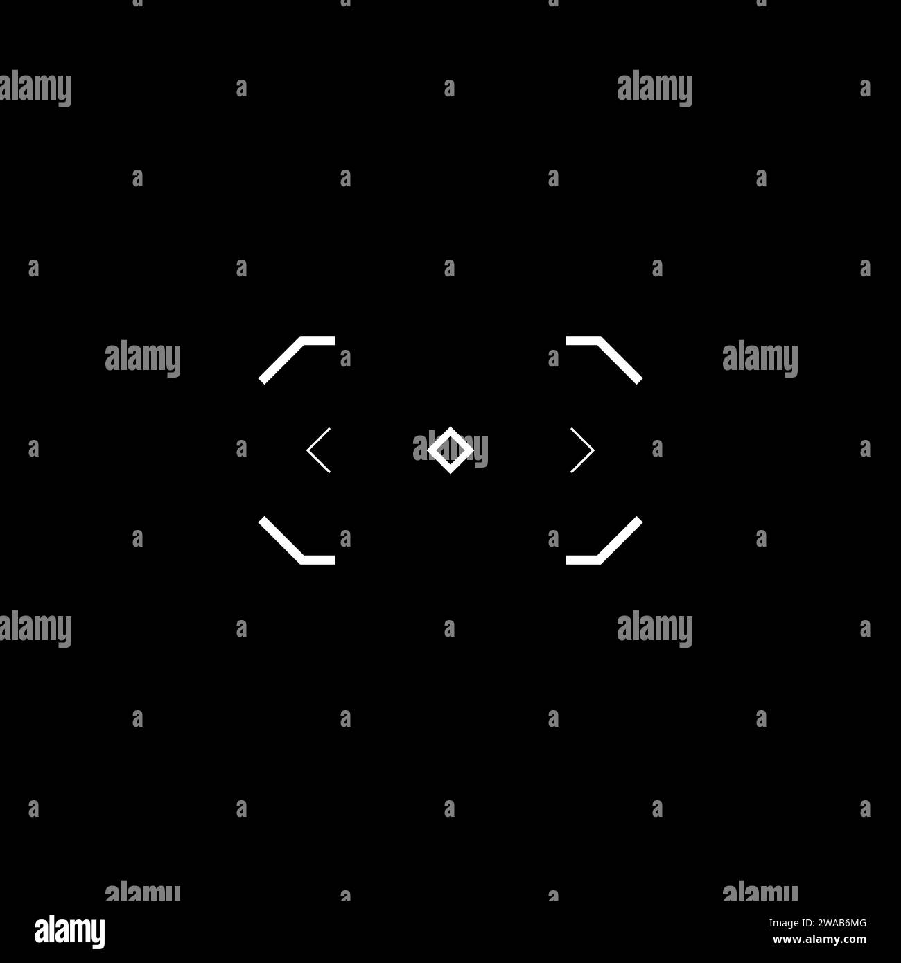 Tech design sight, virtual interface aim Stock Vector Image & Art - Alamy