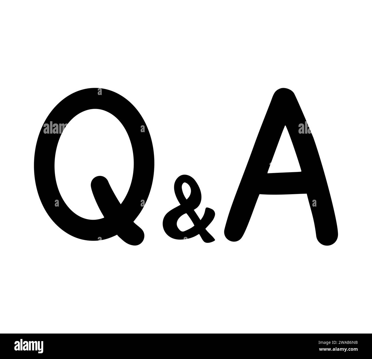 Questions and answers icon. Q and A Social Media symbol. Question ...