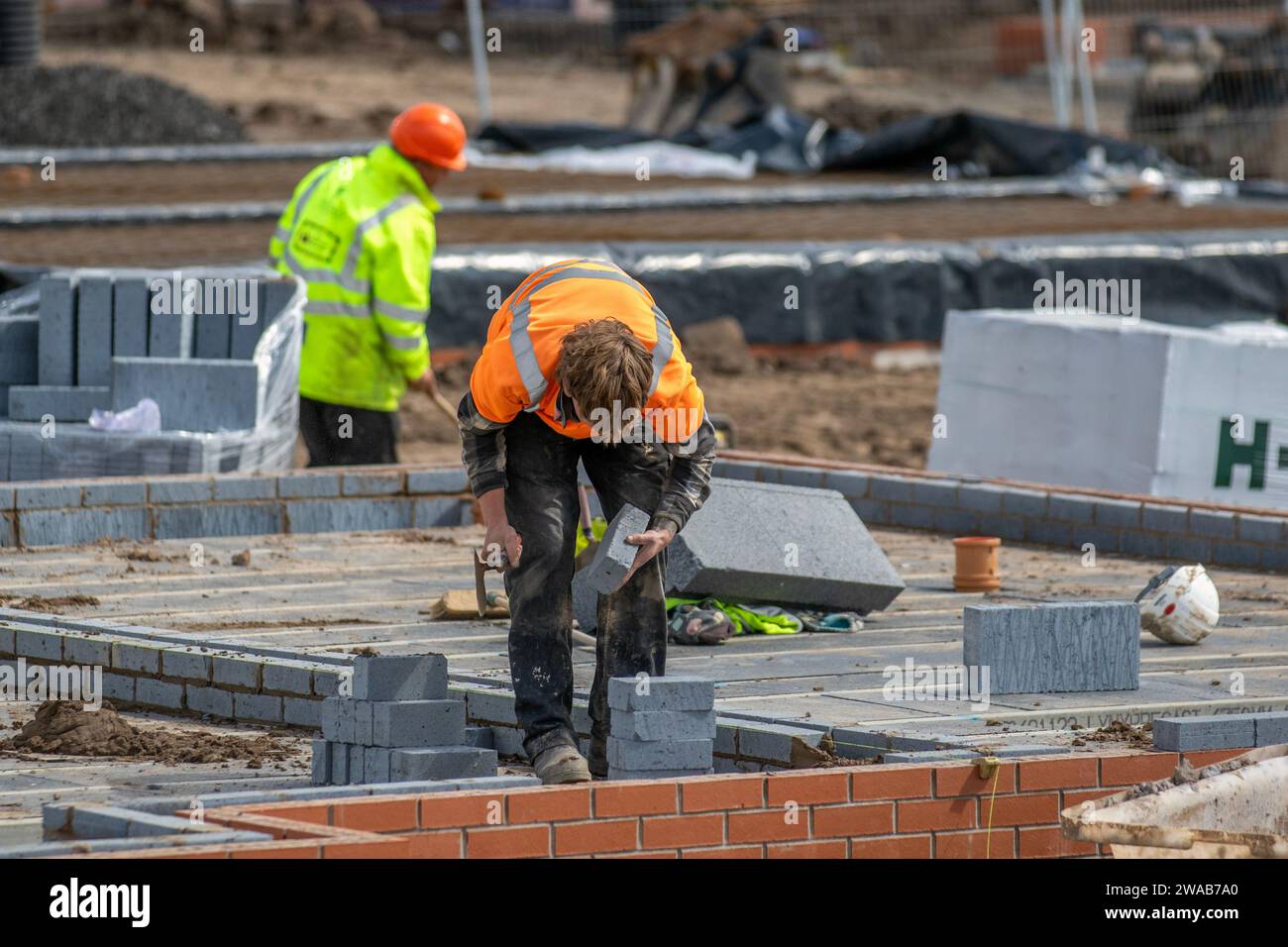 Stages of construction; Farington Mews Keepmoat homes property