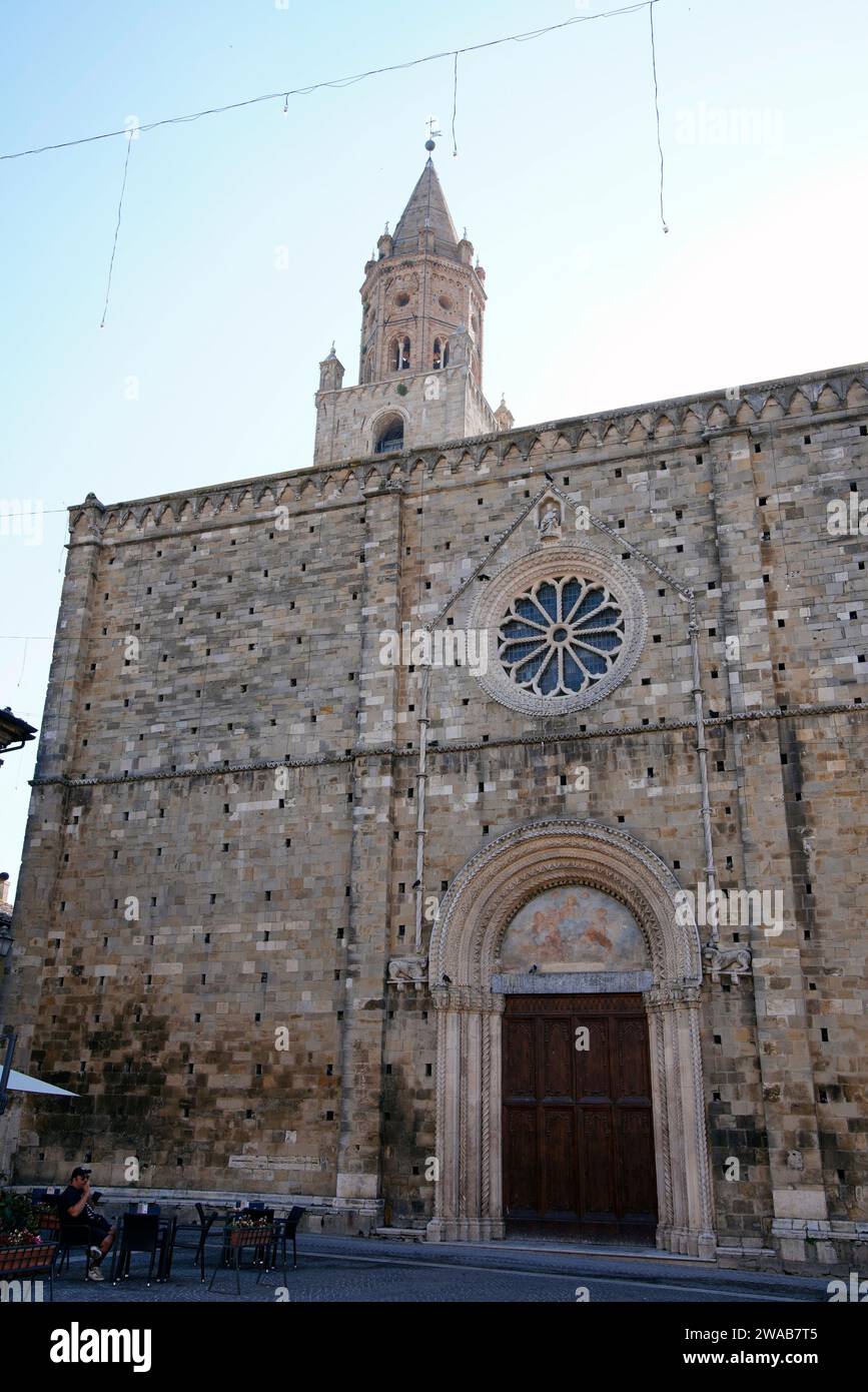 Cathedral of Atri,Province of Teramo,Region of Abruzzo, Italy Stock Photo