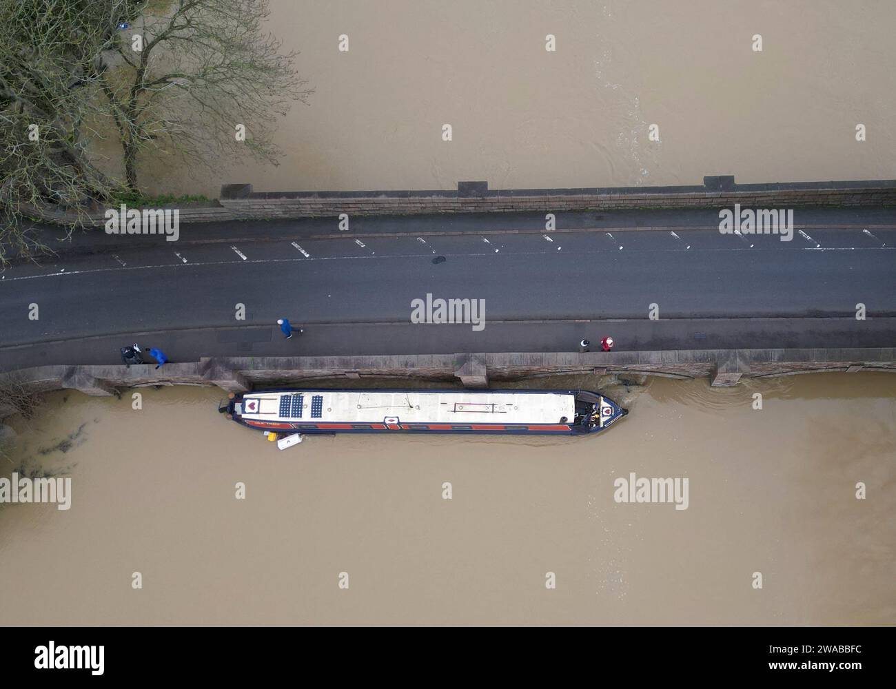 Barrow upon Soar, Leicestershire, UK. 3rd January 2024. UK weather. A