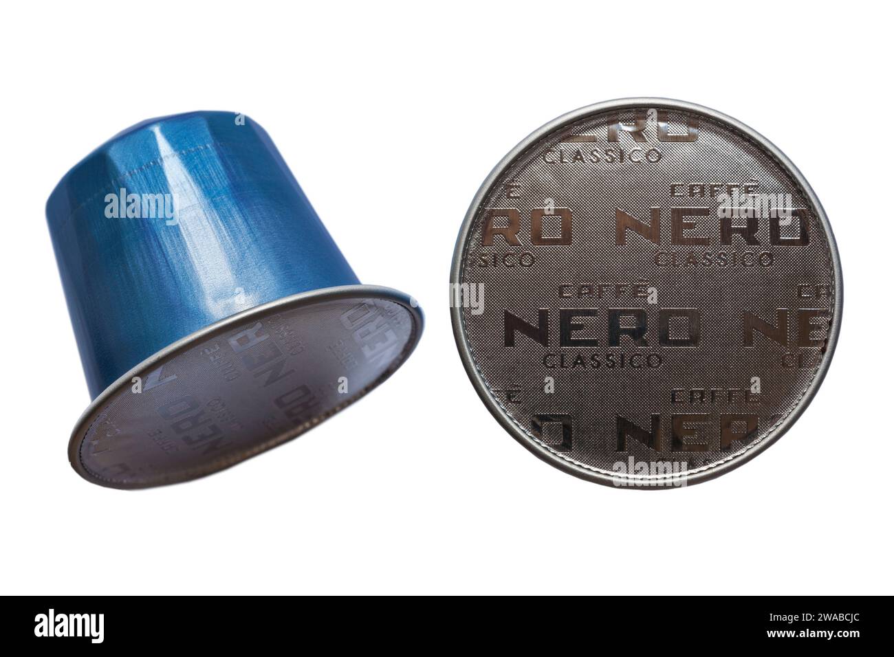 Caffe Nero Classico Original Blend coffee capsules coffee pods isolated