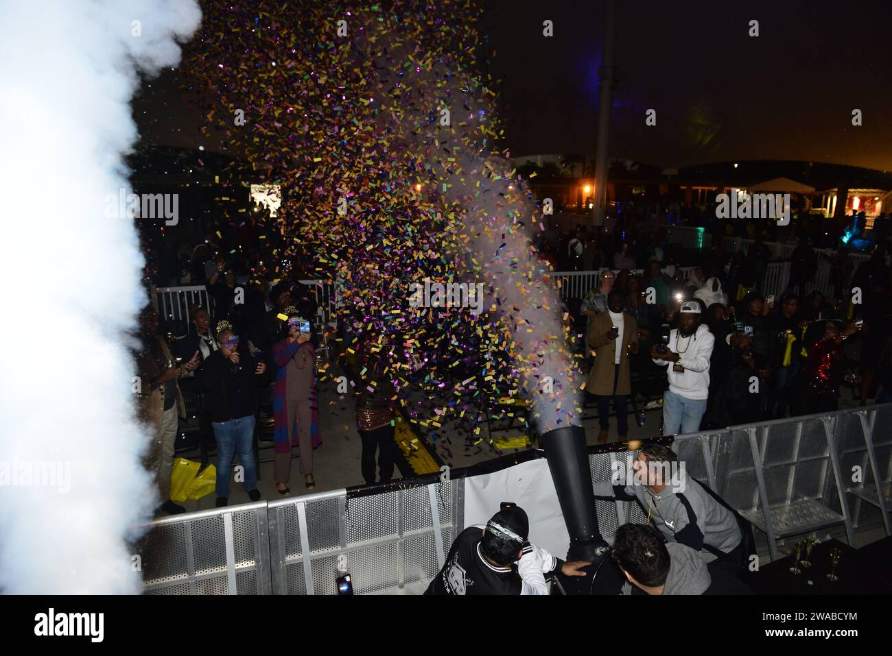 Miramar, USA. 31st Dec, 2023. MIRAMAR, FLORIDA DECEMBER 31 Atmosphere during the 2024 New