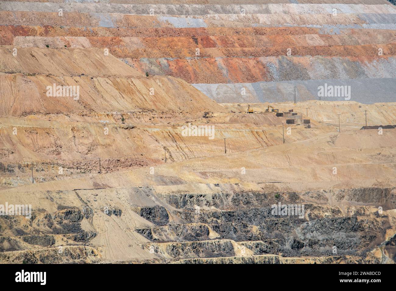 Berkeley Pit in Butte Montana Stock Photo