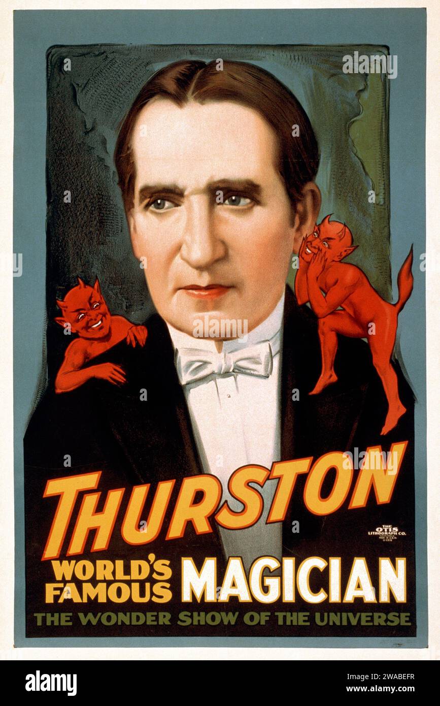Thurston, world's famous magician the wonder show of the universe