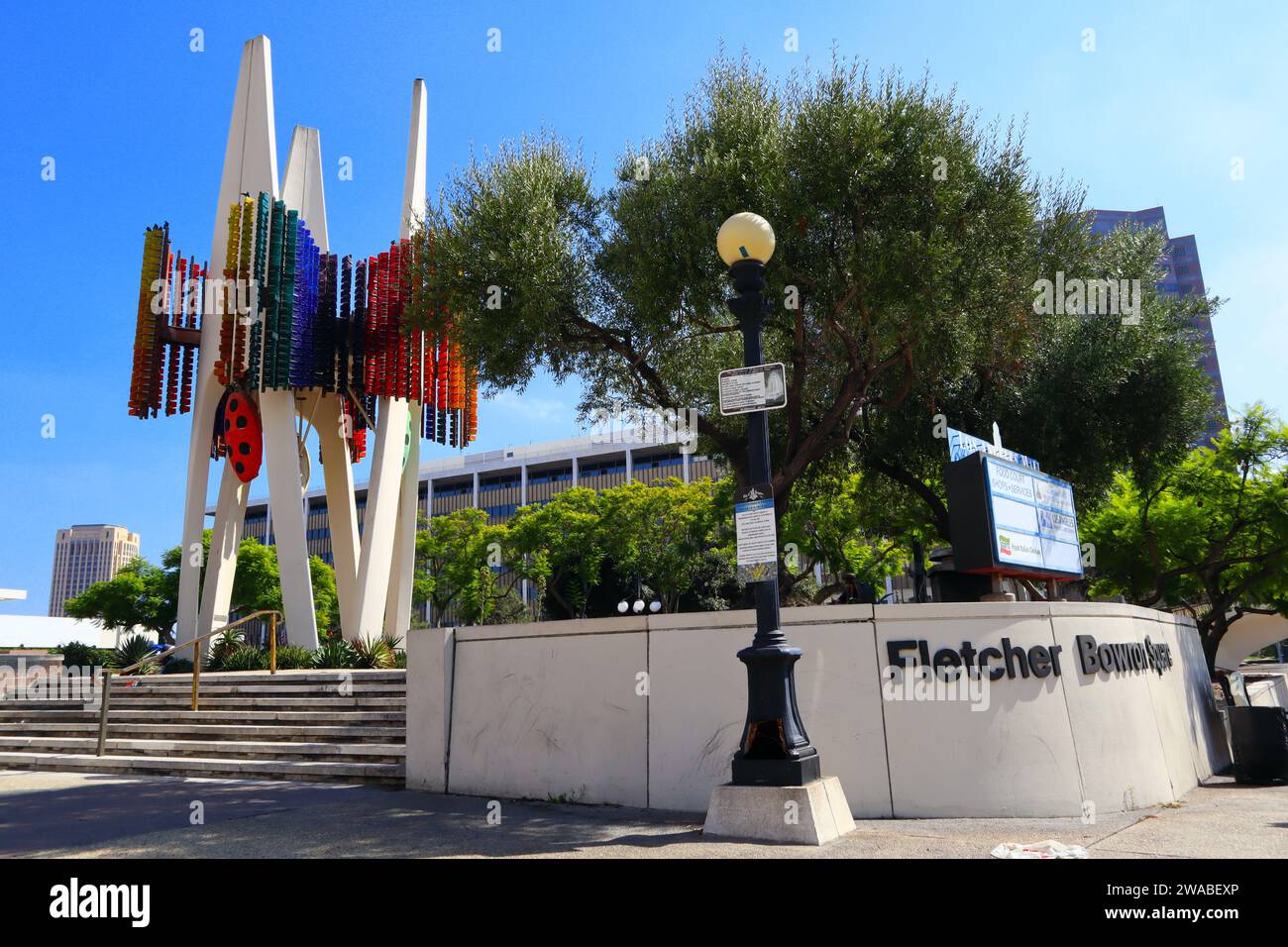 Los Angeles, California Public Art "Triforium" by artist Joseph Young