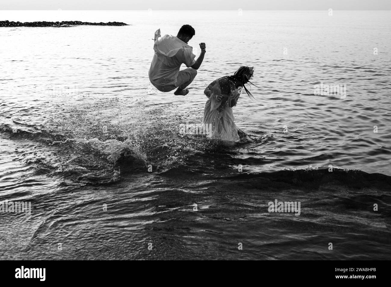 Dive splash Black and White Stock Photos & Images - Alamy