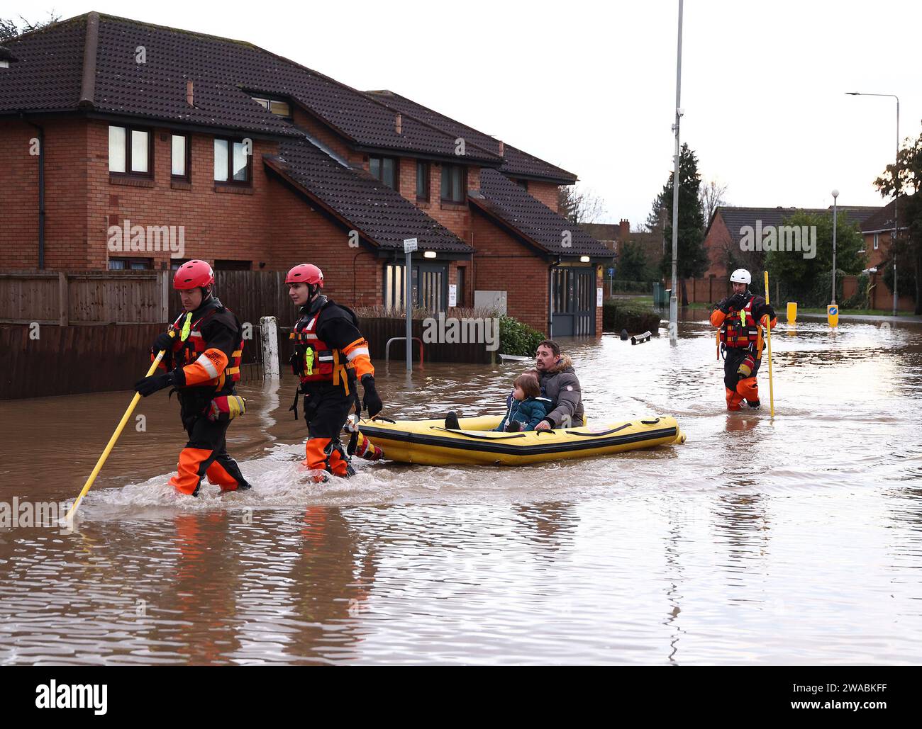 Loughborough, Leicestershire, UK. 3rd January 2024. UK weather. Fire