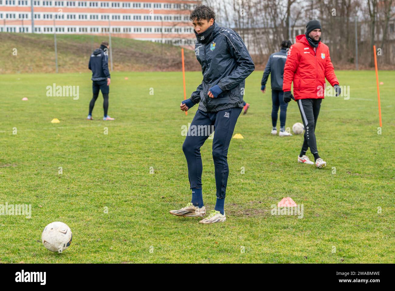 Chemnitz, Deutschland 03. Januar 2024 Regionalliga Nordost 2023/2024