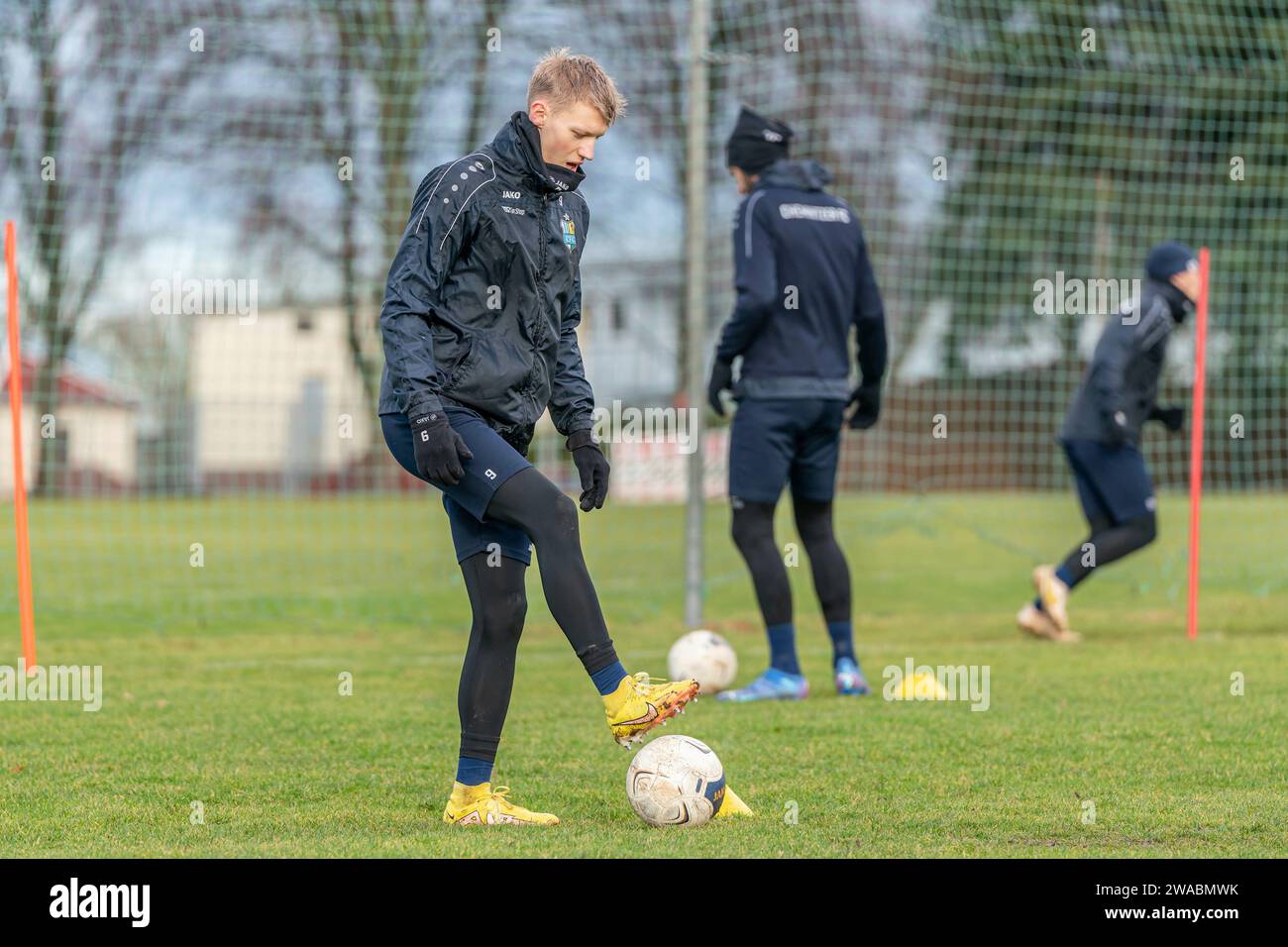 Chemnitz, Deutschland 03. Januar 2024 Regionalliga Nordost 2023/2024