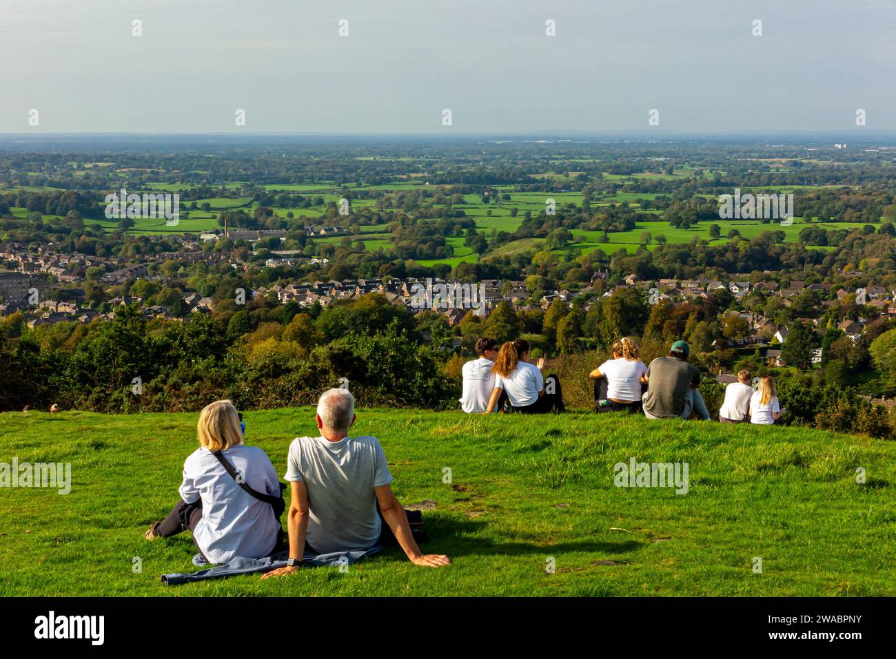Cheshire peak district and walkers hires stock photography and images