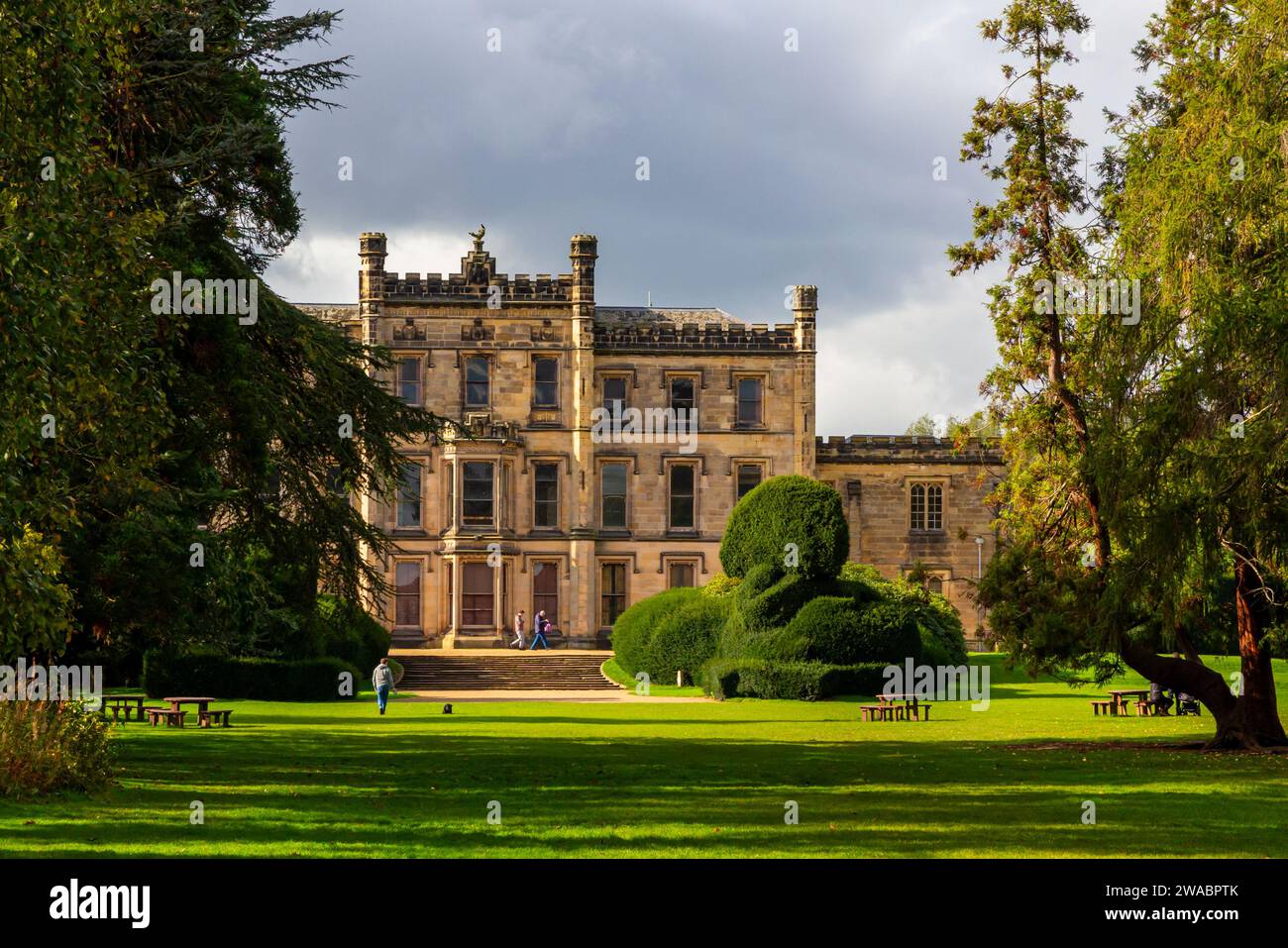 East Avenue at Elvaston Castle a stately home in the grounds of Elvaston Country Park near Derby Derbyshire England UK Stock Photo