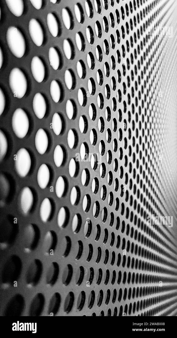 Black metal holes hi-res stock photography and images - Alamy