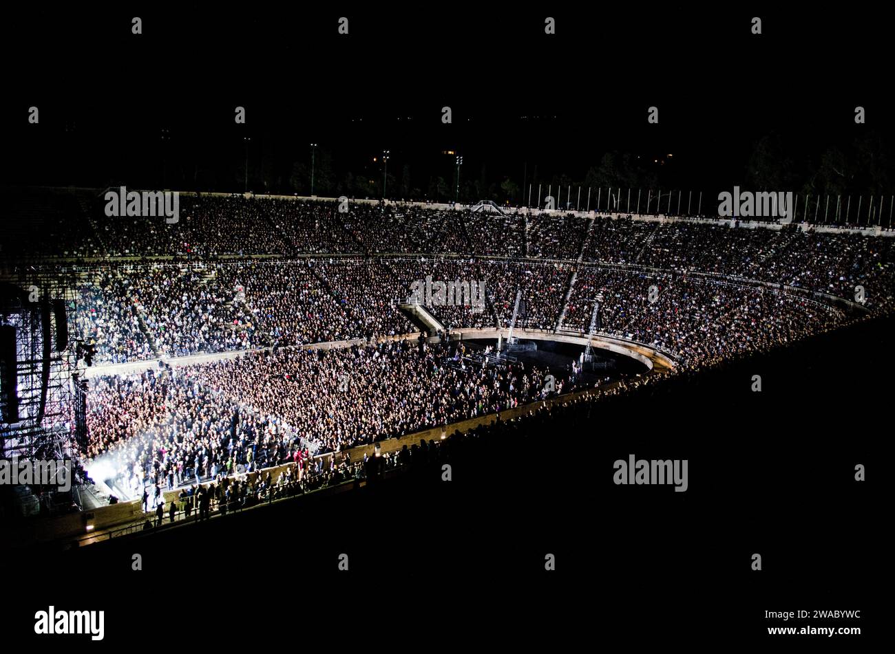 Madrugada performing at Panathenaic Stadium (Kallimarmaro), Athens / Greece, September 2022 Stock Photo