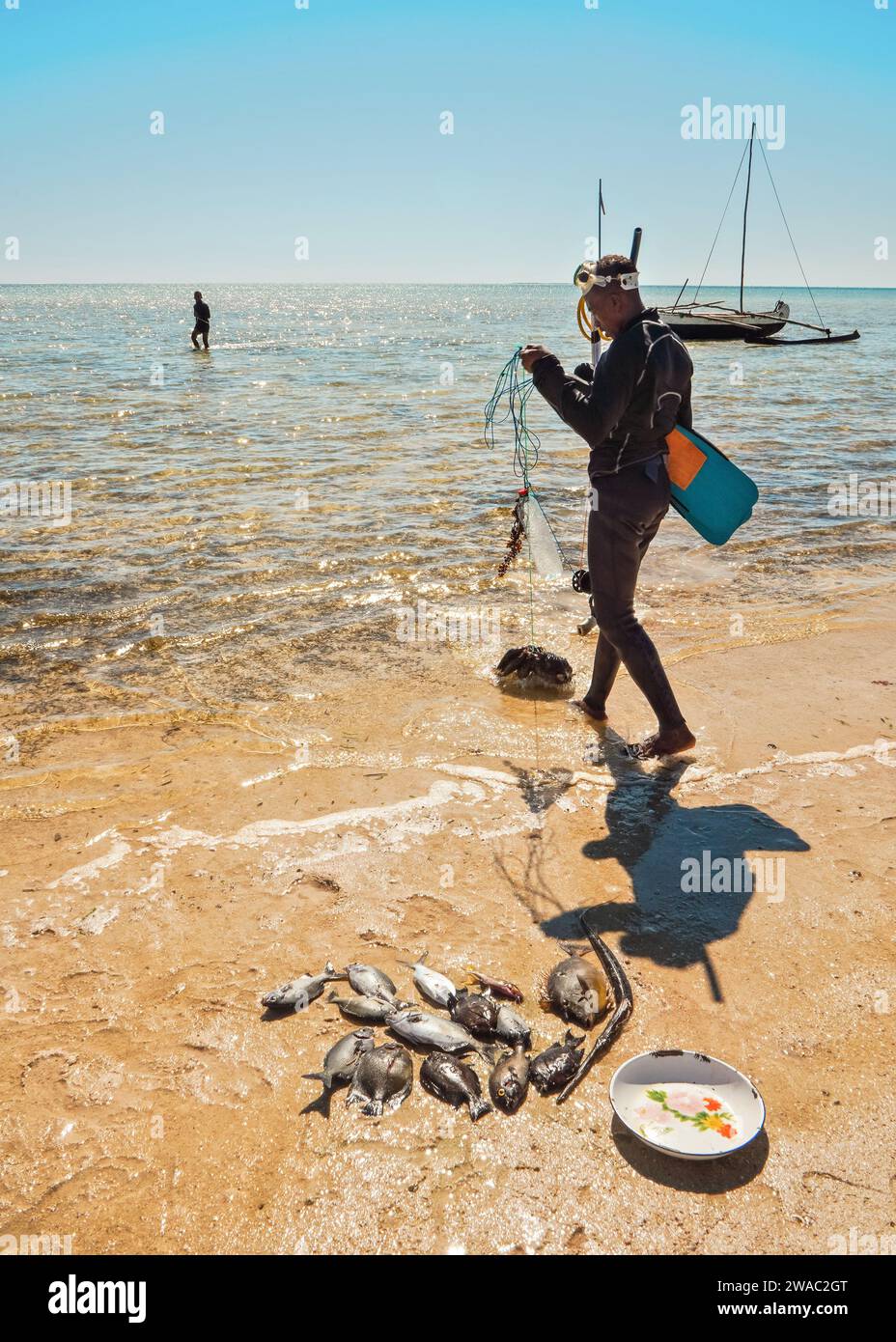 Indigenous fishing spear hi-res stock photography and images - Alamy