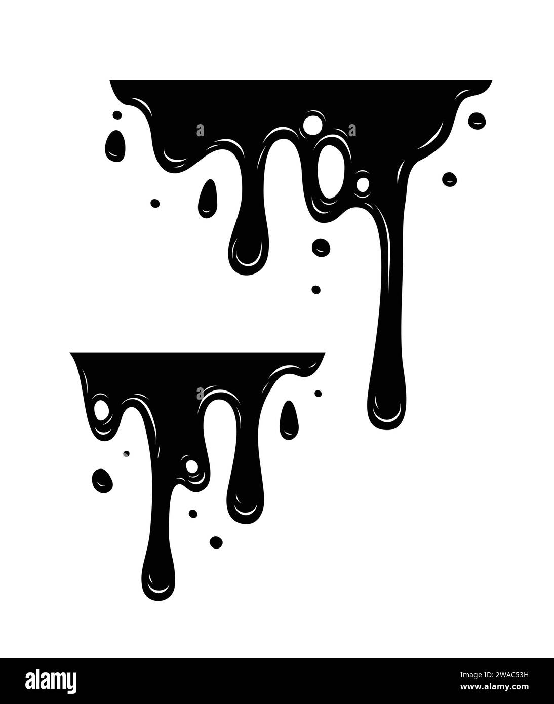 Paint dripping. Dripping liquid. Paint flows. Current paint, stains