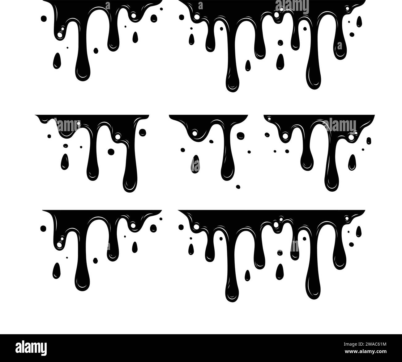 Paint dripping. Dripping liquid. Paint flows. Current paint, stains