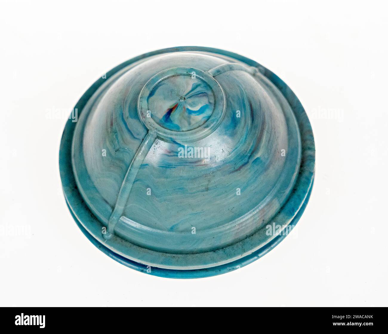 Potty (or Silly) Putty plastic container, as marketed in the UK in the 1960s Stock Photo