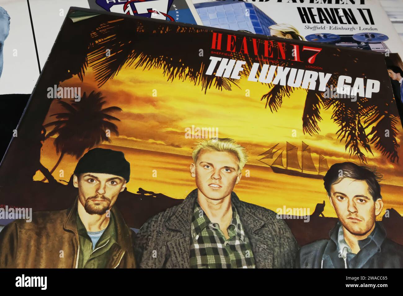 Viersen, Germany May 9. 2023 Closeup of british synth pop band