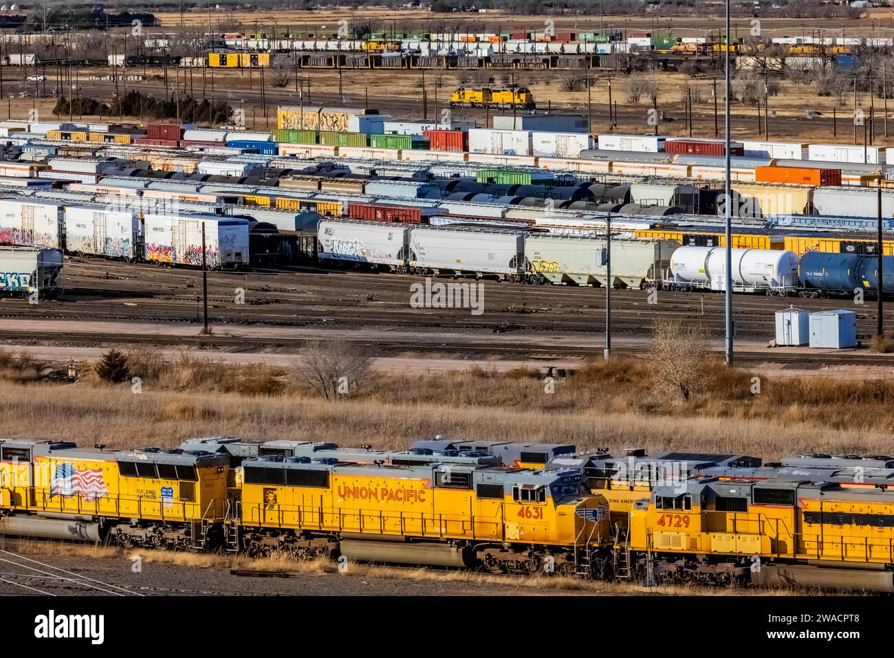 Bailey Yard, the world's largest rail classification yard, Union