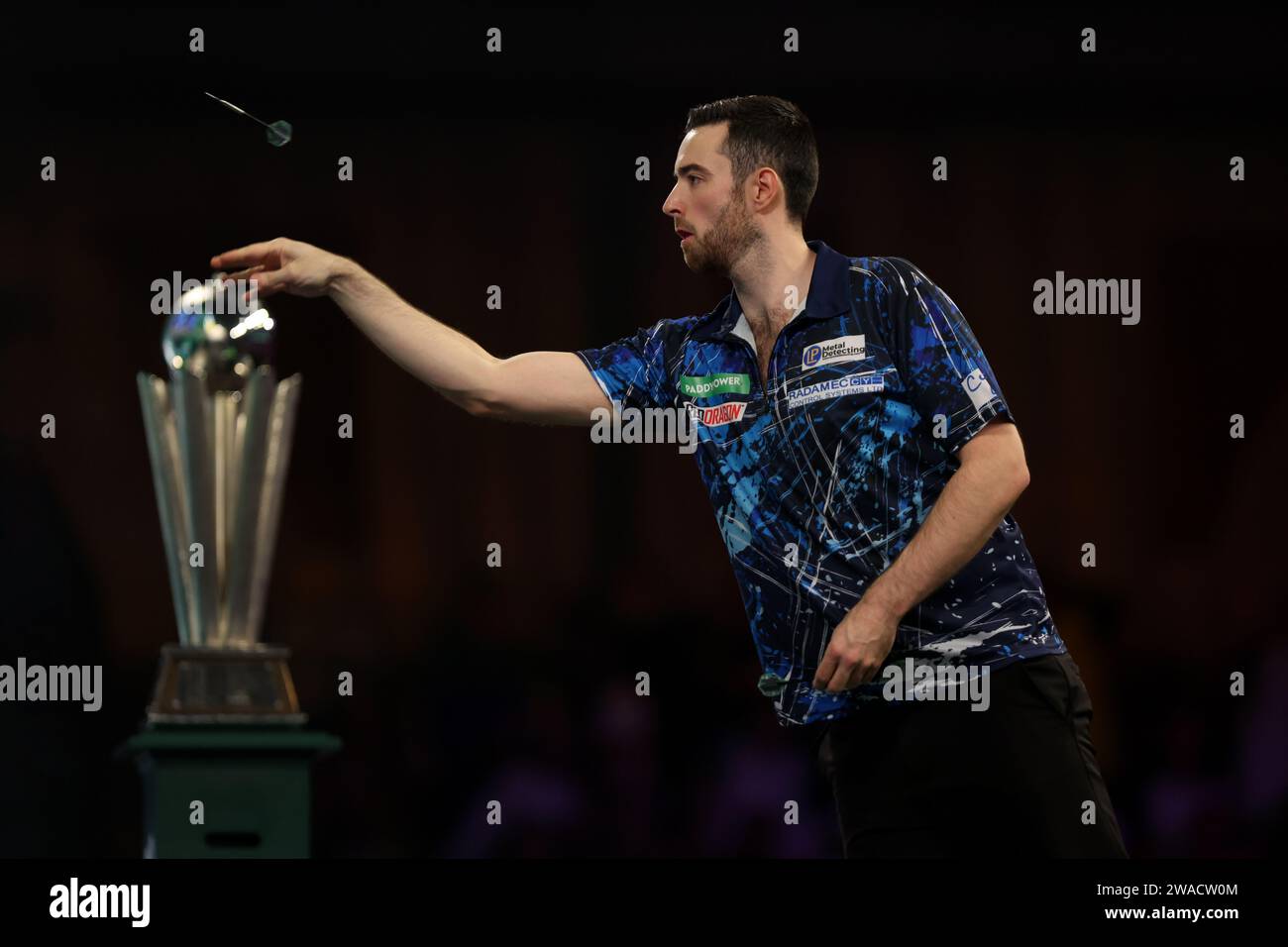 Alexandra Palace, London, UK. 3rd Jan, 2024. 2023/24 PDC Paddy Power