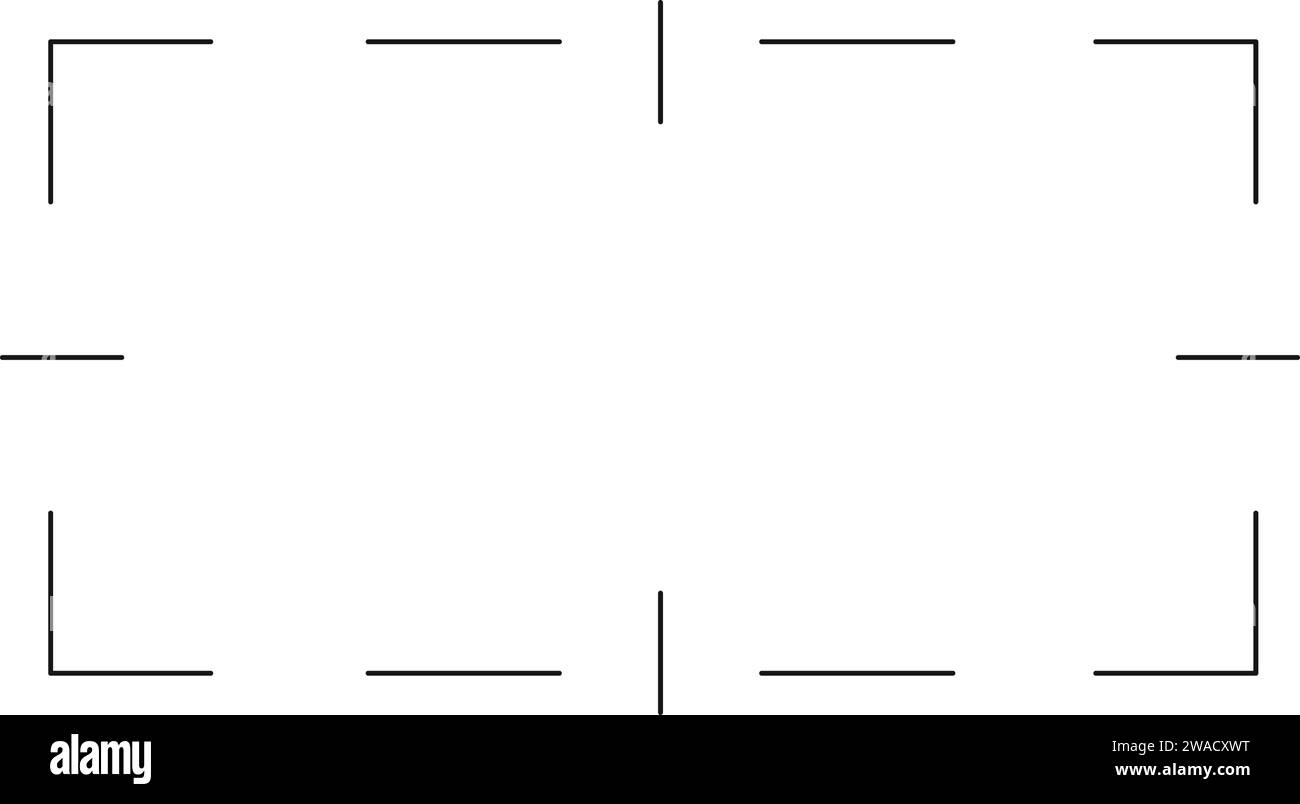 Graphic design of target, aim, point of view for digital screen