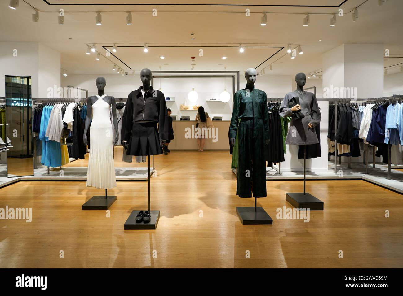 SINGAPORE - NOVEMBER 05, 2023: interior shot of COS store in the ...