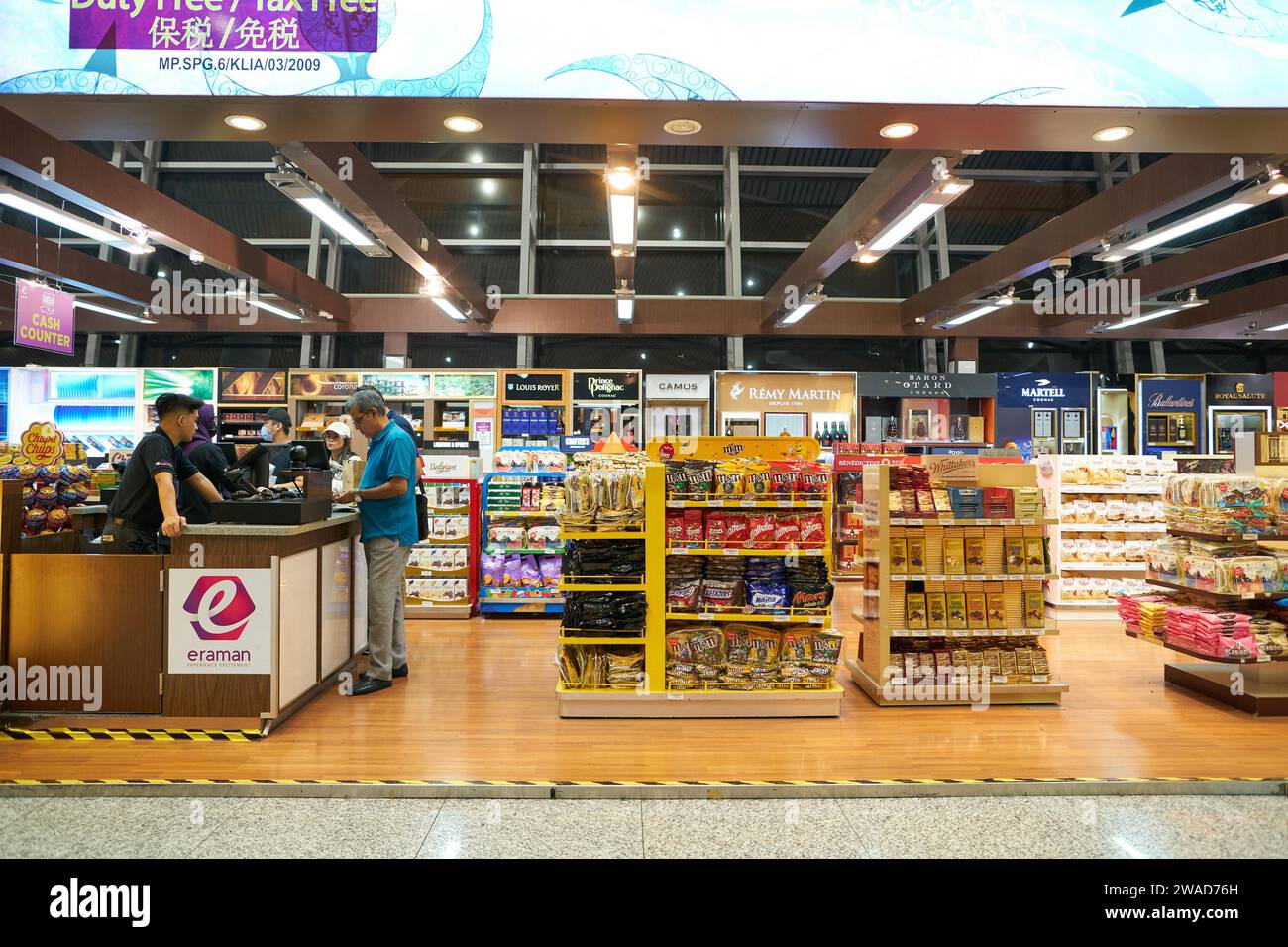 KUALA LUMPUR, MALAYSIA CIRCA MAY, 2023 goods on display at the store