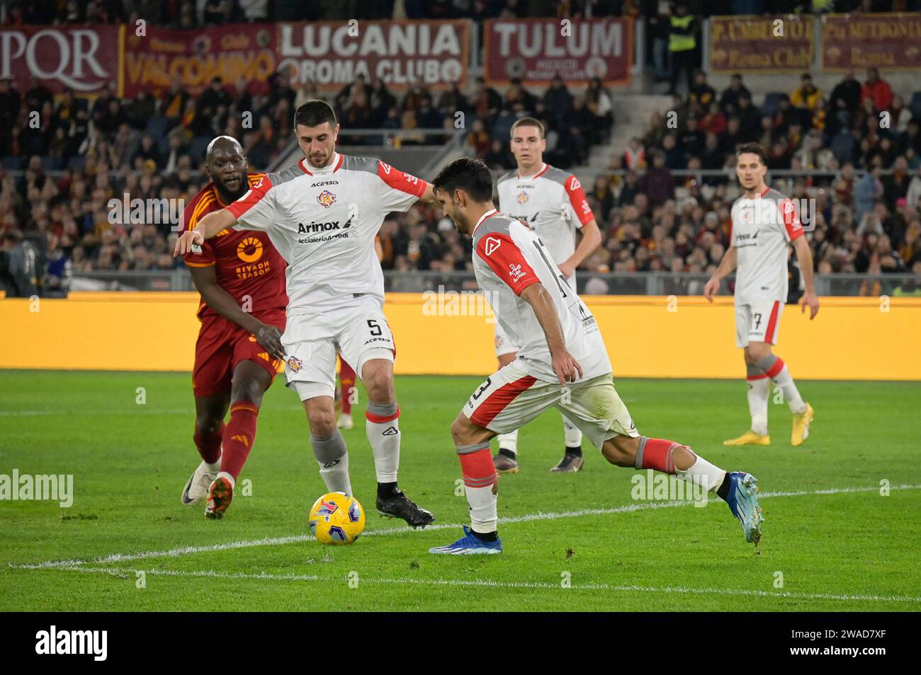 3th Jan 2024 Stadio Olimpico Roma Italy Coppa Italia Football Roma 3th Jan 2024 Stadio Olimpico Roma Italy Coppa Italia Football Roma