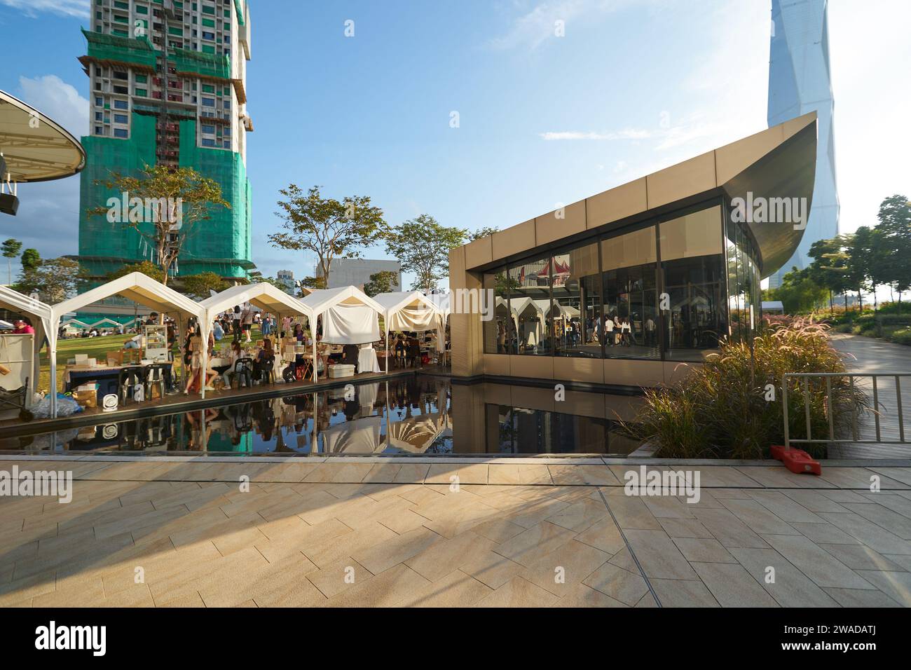 KUALA LUMPUR, MALAYSIA CIRCA MAY, 2023 popup market in the Central