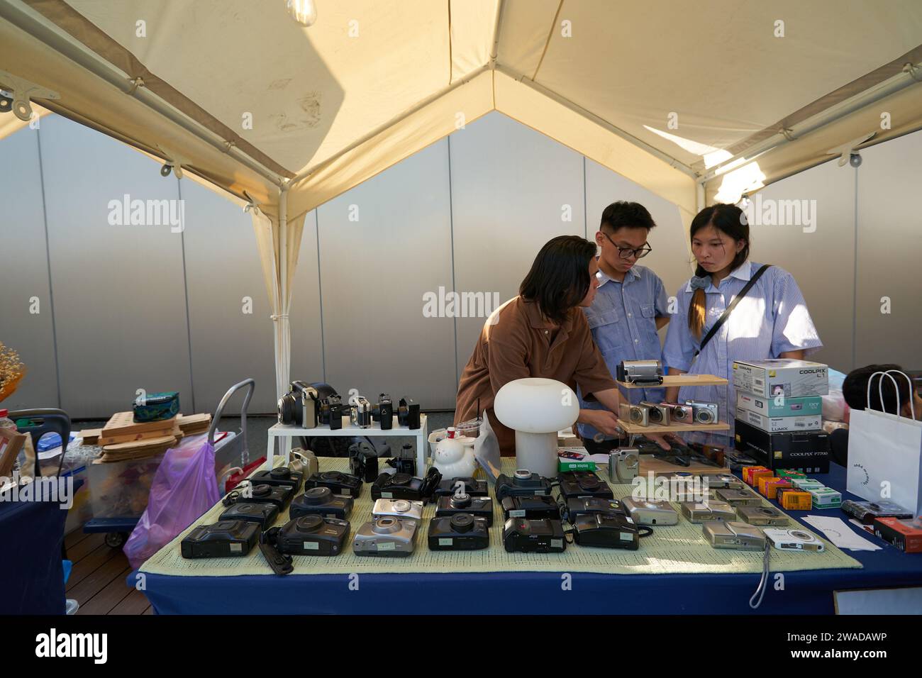 KUALA LUMPUR, MALAYSIA CIRCA MAY, 2023 various 35mm film cameras and