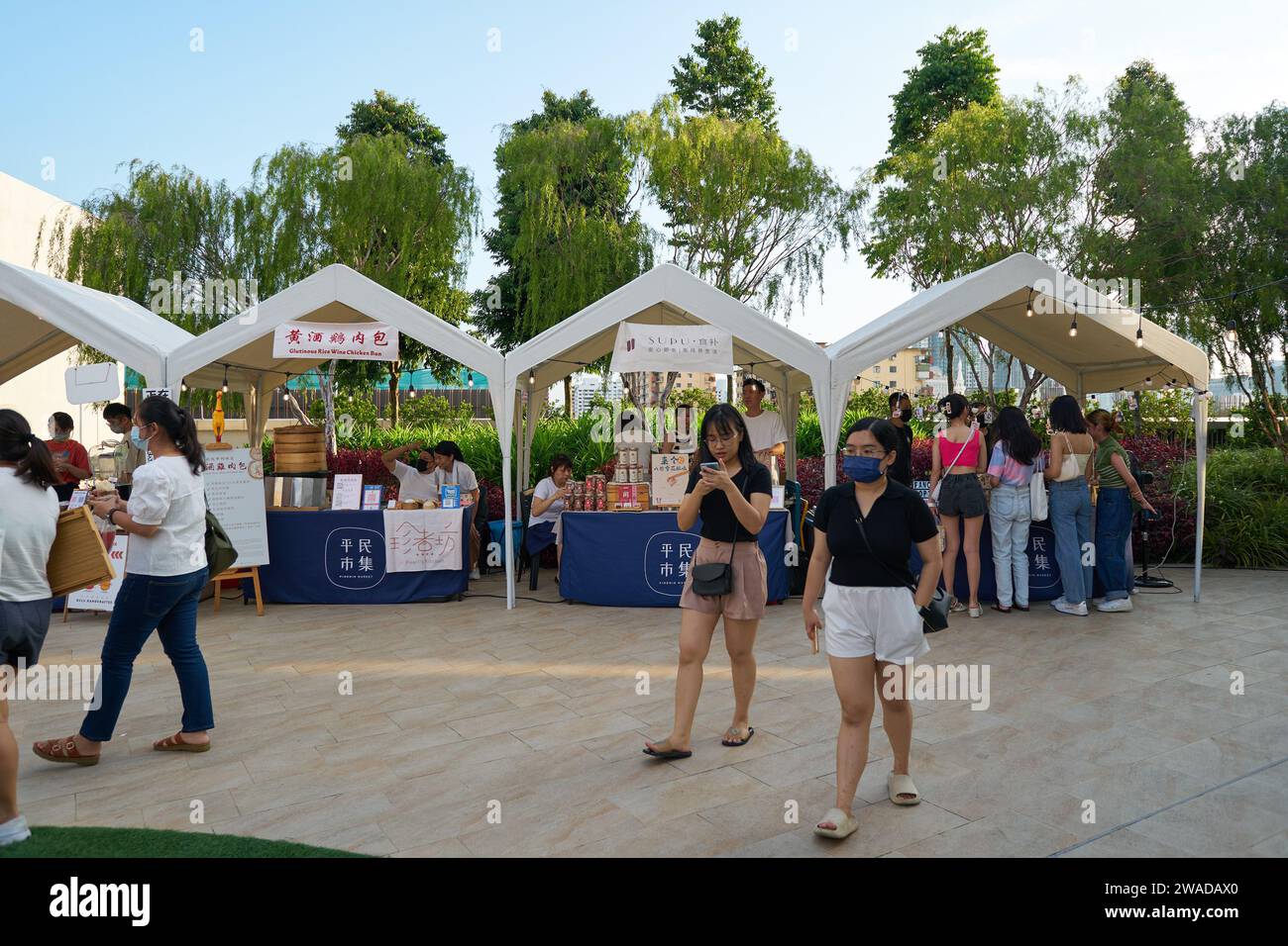 KUALA LUMPUR, MALAYSIA CIRCA MAY, 2023 popup market in the Central