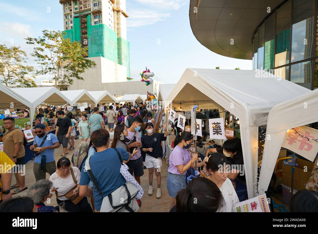 KUALA LUMPUR, MALAYSIA CIRCA MAY, 2023 popup market in the Central