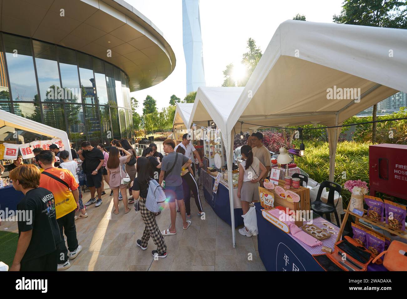 KUALA LUMPUR, MALAYSIA CIRCA MAY, 2023 popup market in the Central
