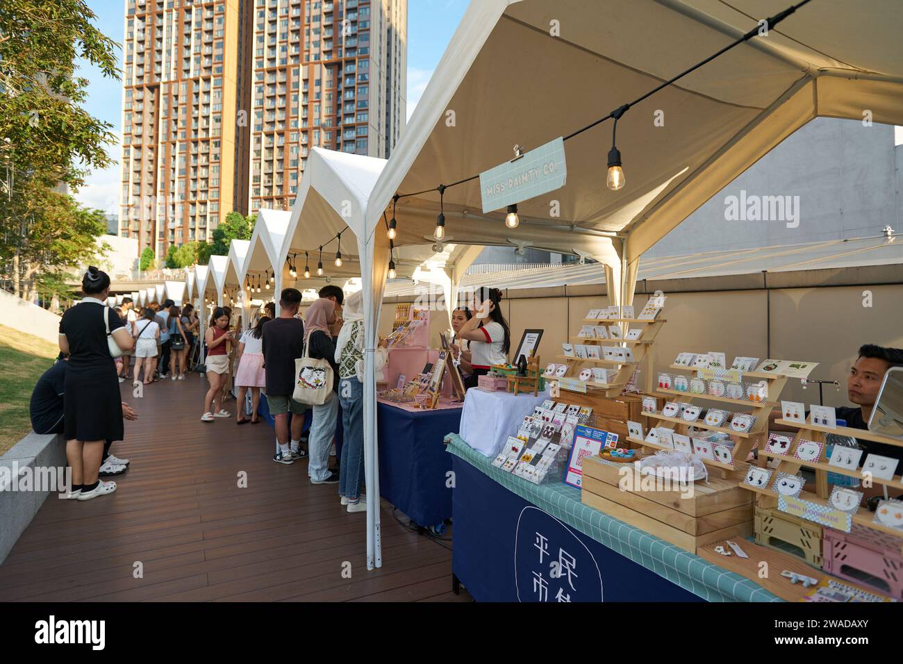 KUALA LUMPUR, MALAYSIA CIRCA MAY, 2023 popup stores in the Central