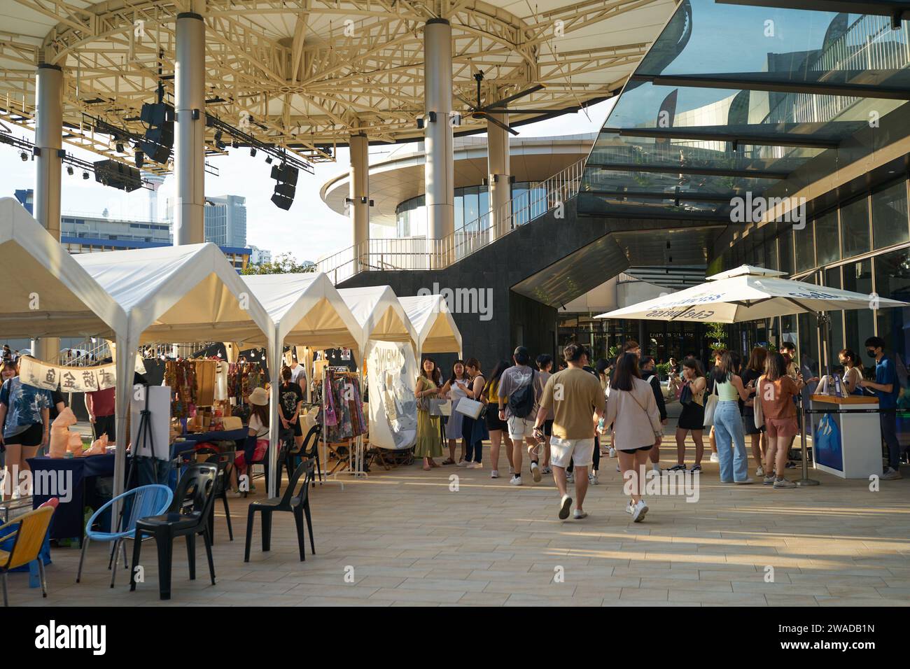KUALA LUMPUR, MALAYSIA CIRCA MAY, 2023 popup market in the Central