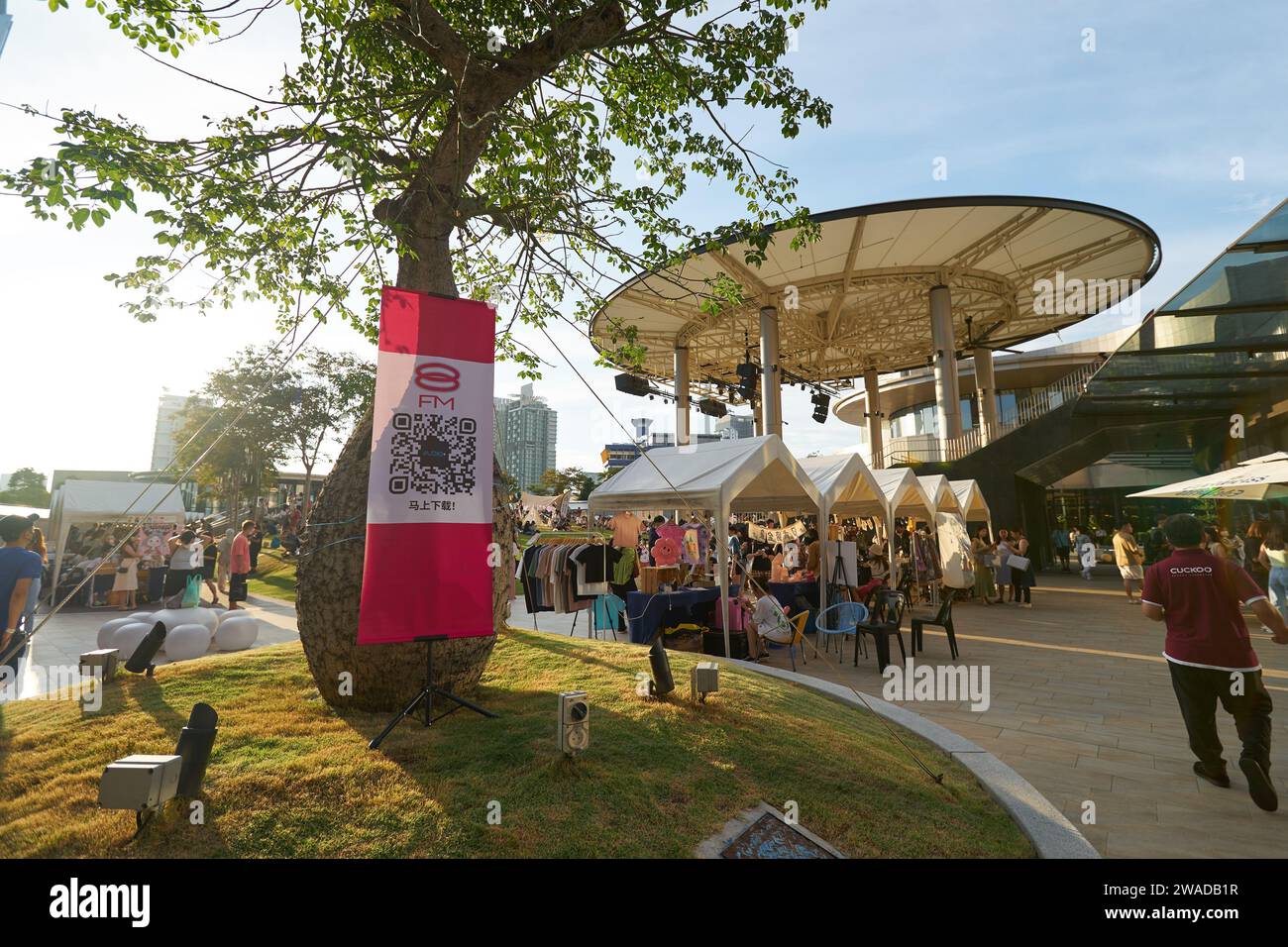 KUALA LUMPUR, MALAYSIA CIRCA MAY, 2023 popup market in the Central
