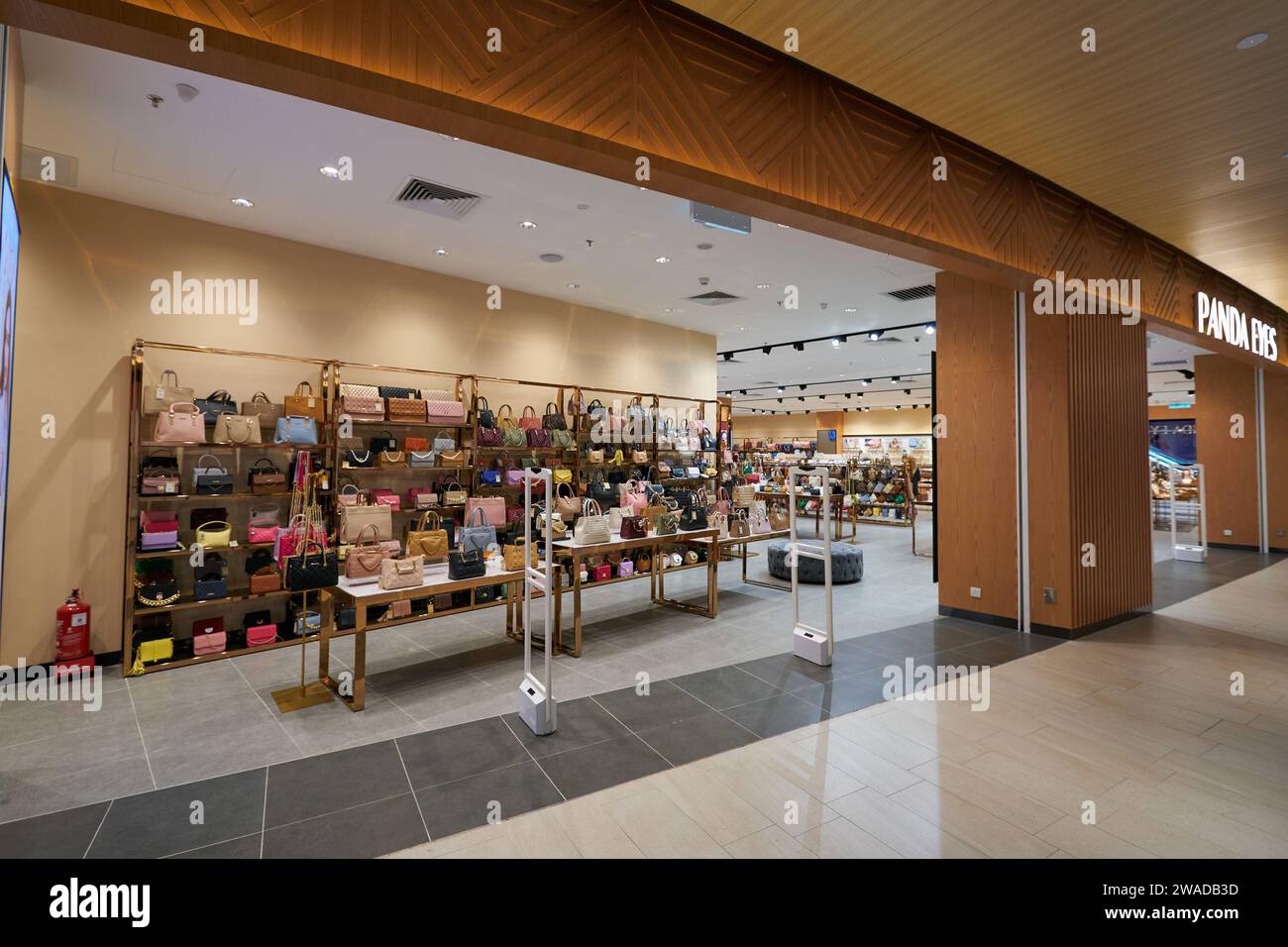 KUALA LUMPUR, MALAYSIA MAY 27, 2023 entrance to Panda Eyes store in