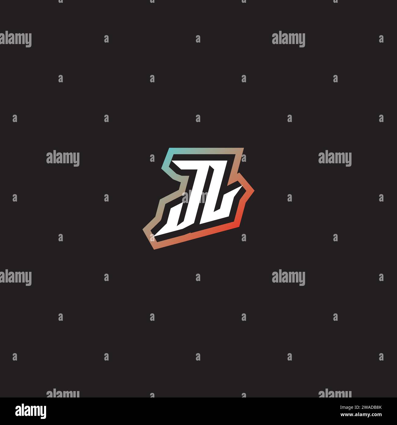 Letter jl vector vectors hi-res stock photography and images - Alamy