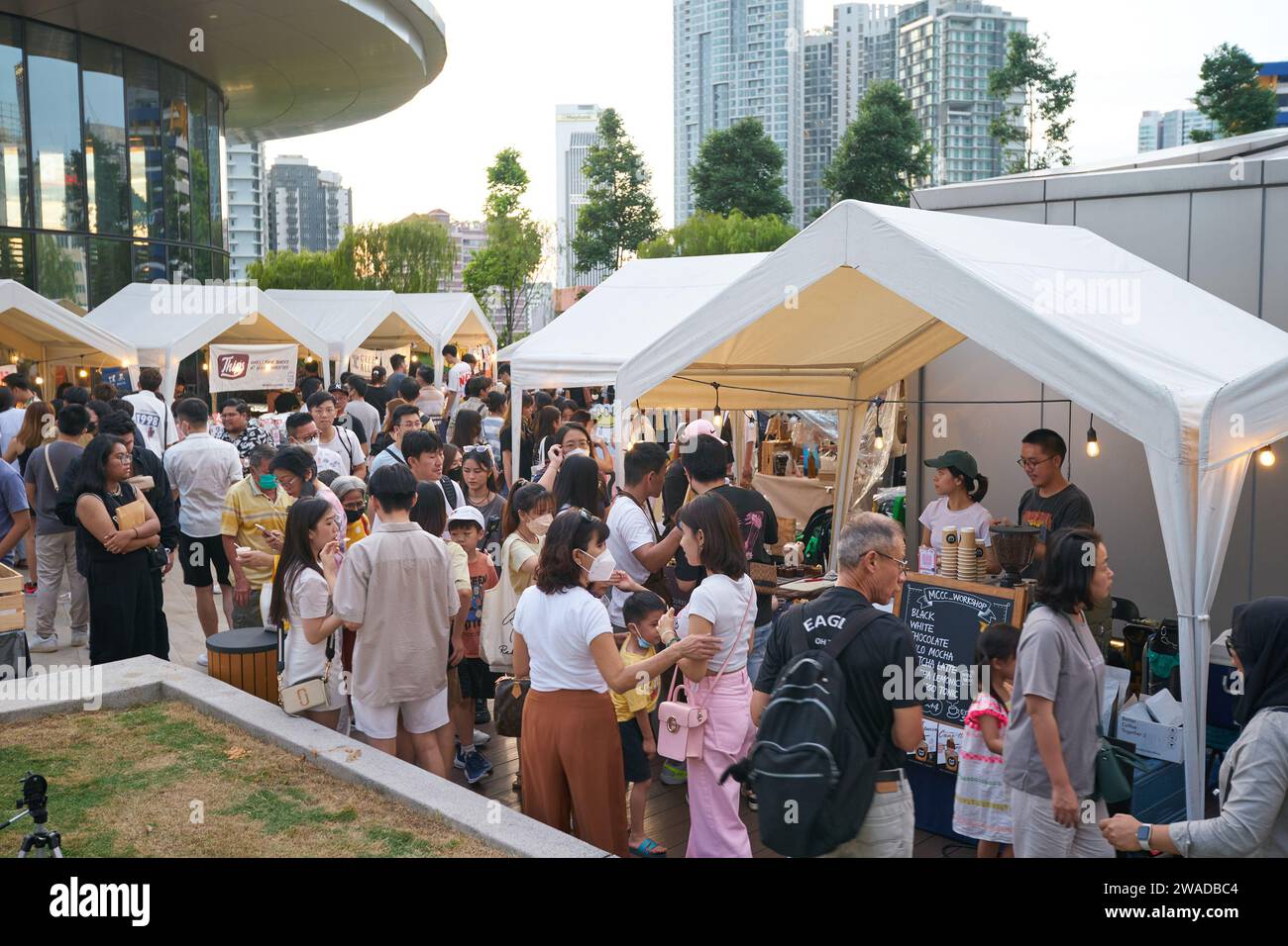 KUALA LUMPUR, MALAYSIA CIRCA MAY, 2023 popup market in the Central
