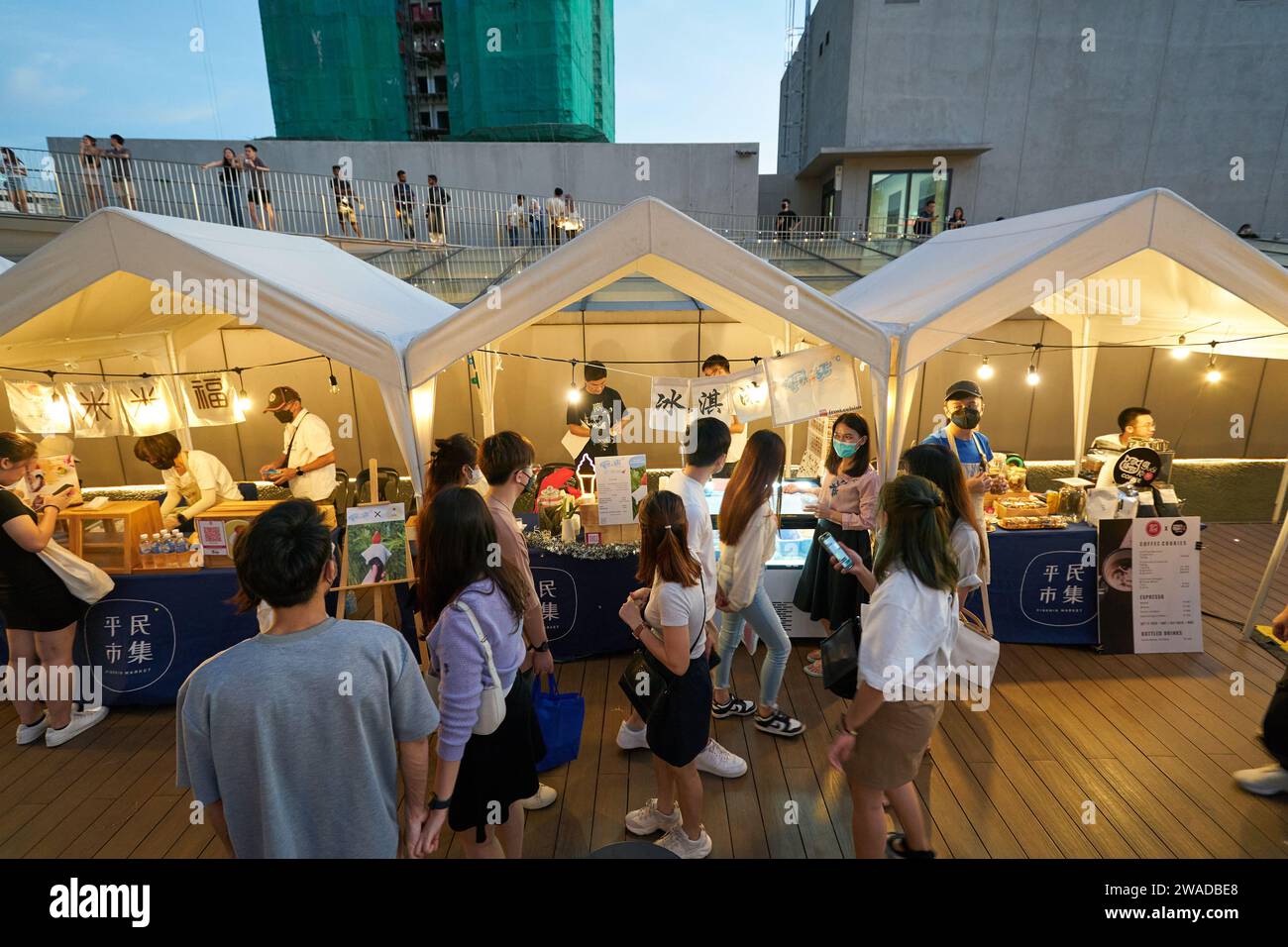 KUALA LUMPUR, MALAYSIA CIRCA MAY, 2023 popup market in the Central