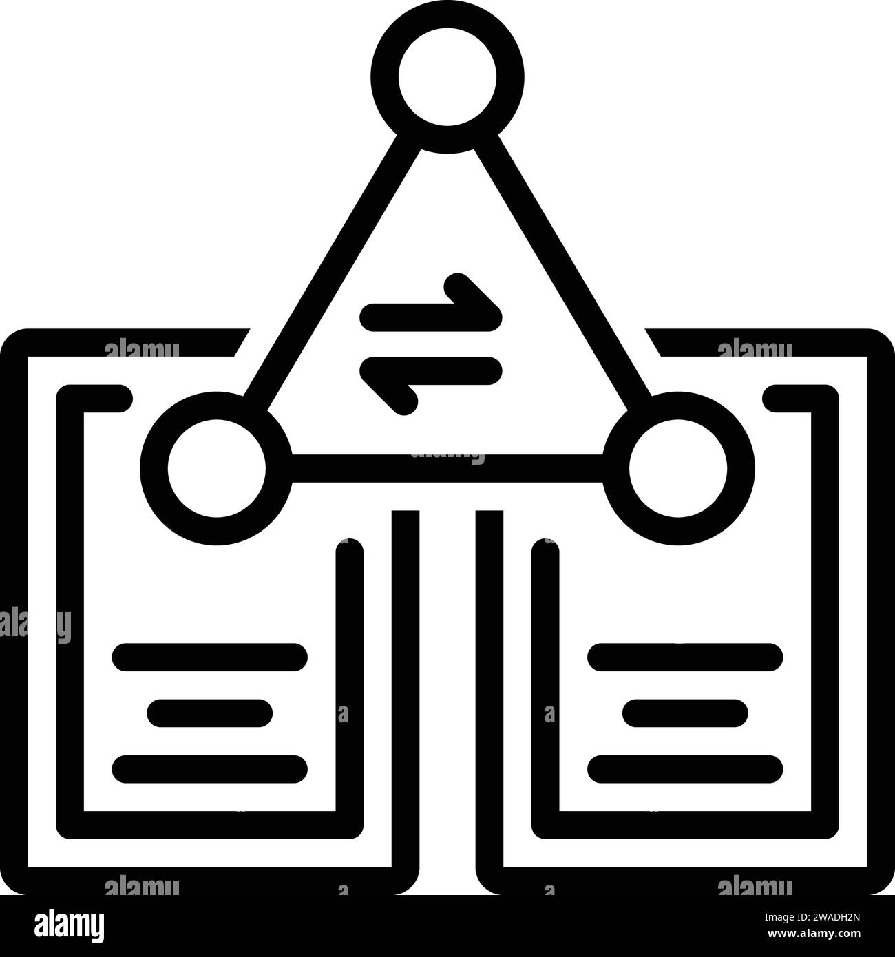 Icon for file sharing Stock Vector Image & Art - Alamy